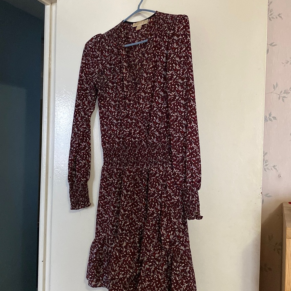 Michael Kors purple and light coloured pattern dress. In perfect condition